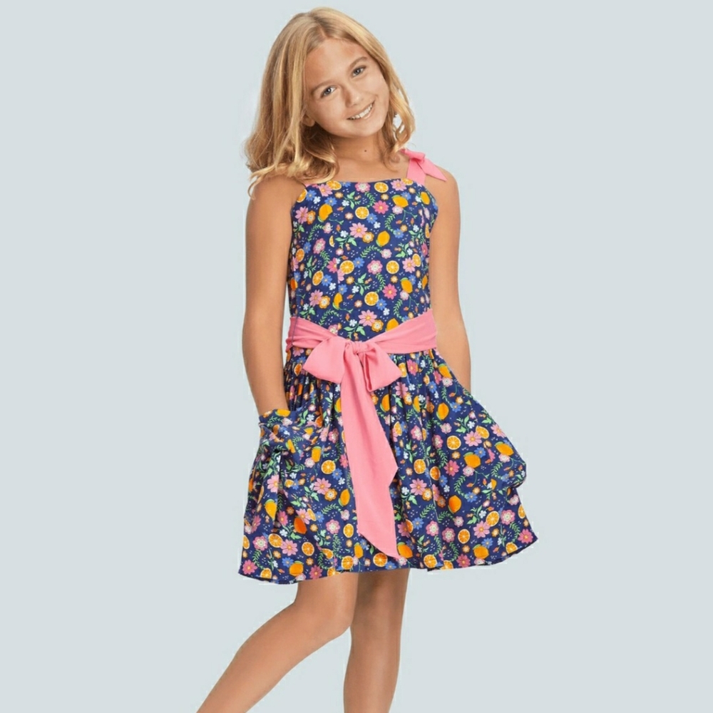 American Girl Fresh Lemons Market Dress